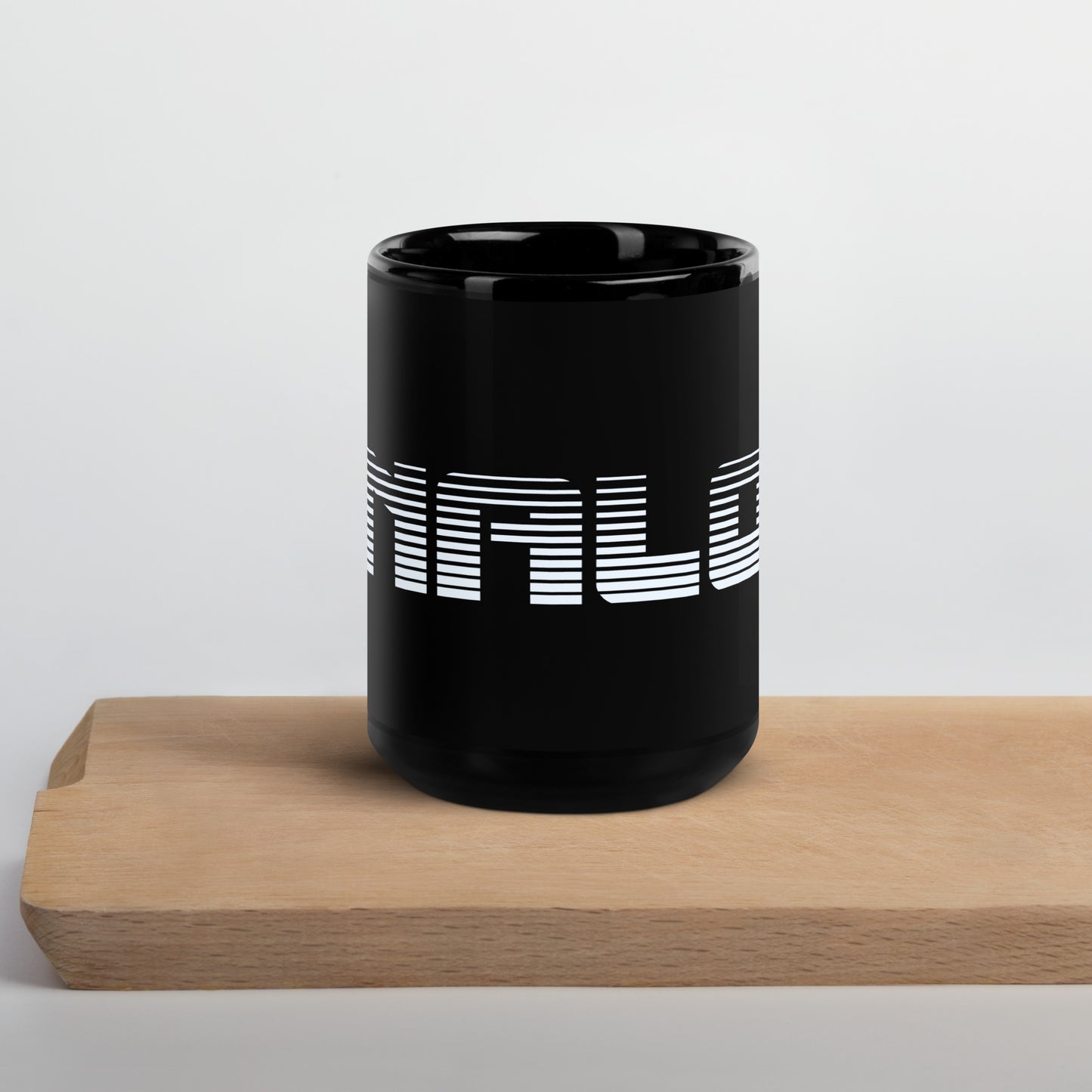 Analog Black Glossy Mug
