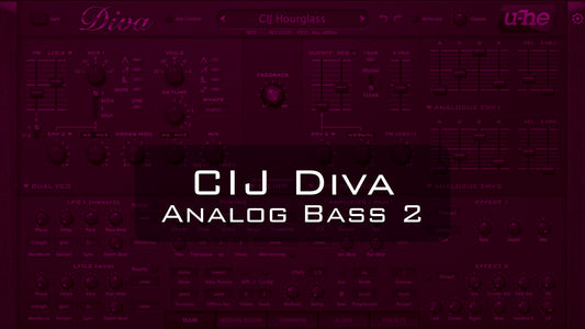 CIJ Diva Analog Bass 2 product cover