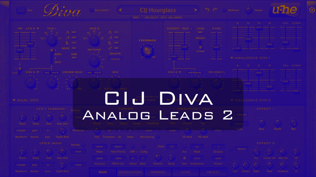 CIJ Diva Analog Leads 2 product cover