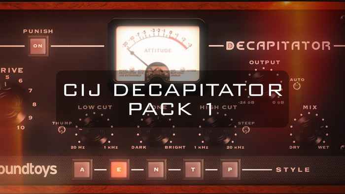 CIJ Soundtoys Decapitator Presets Collection 1 product cover