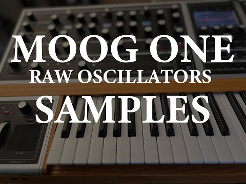 CIJ Moog One Raw Oscillators Samples